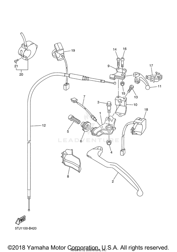 Handle Switch Lever Schematic