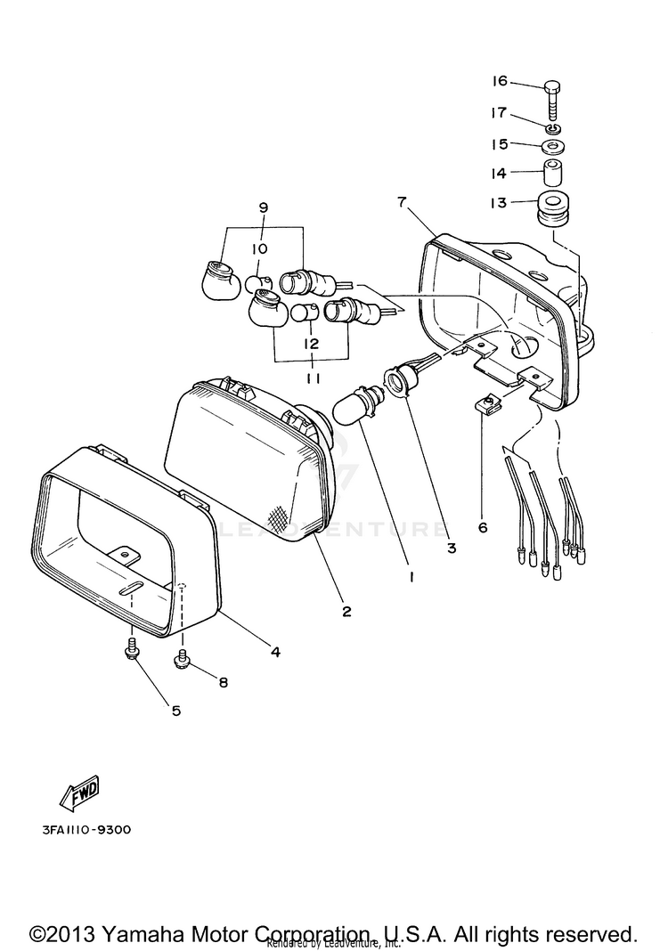 Headlight Schematic