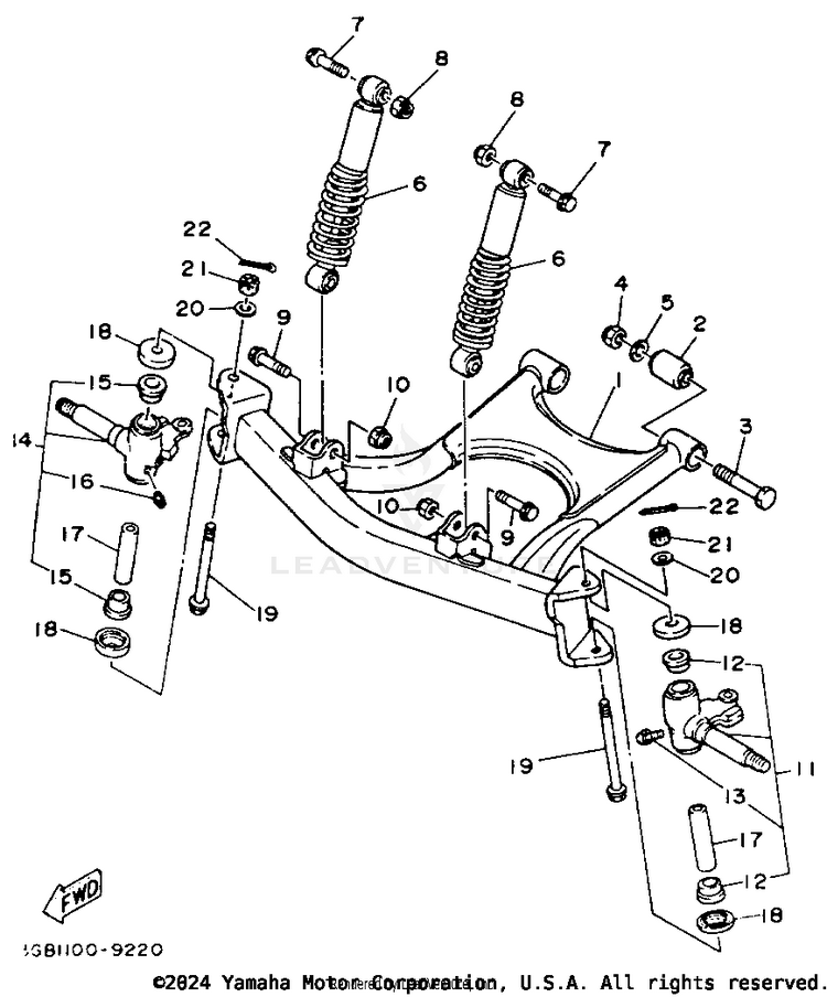 Front Suspension - Wheel Schematic