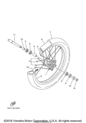 Front Wheel Schematic