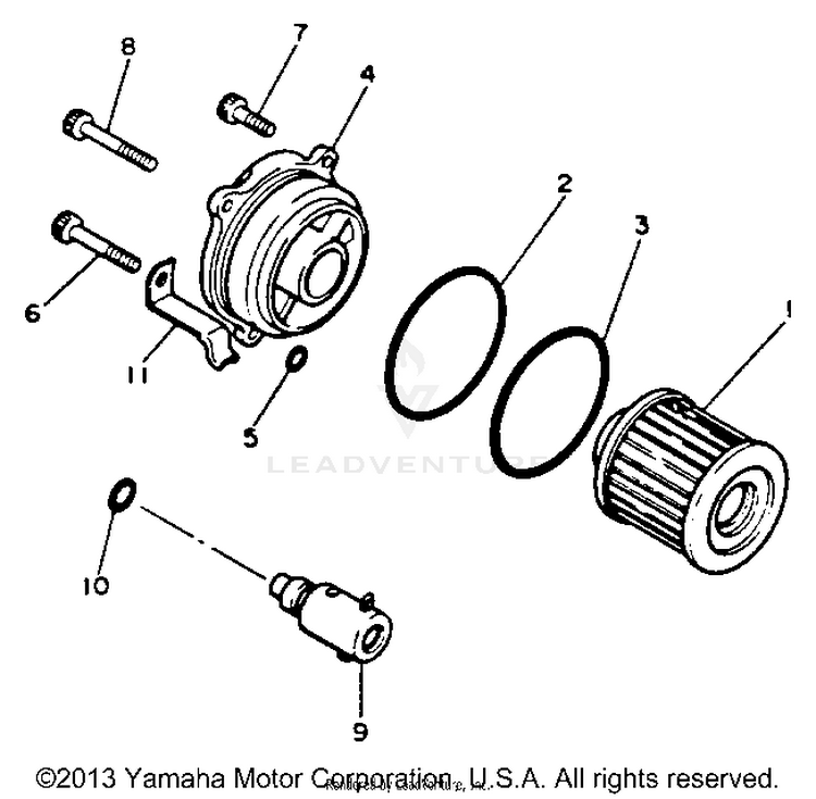 Oil Filter Schematic