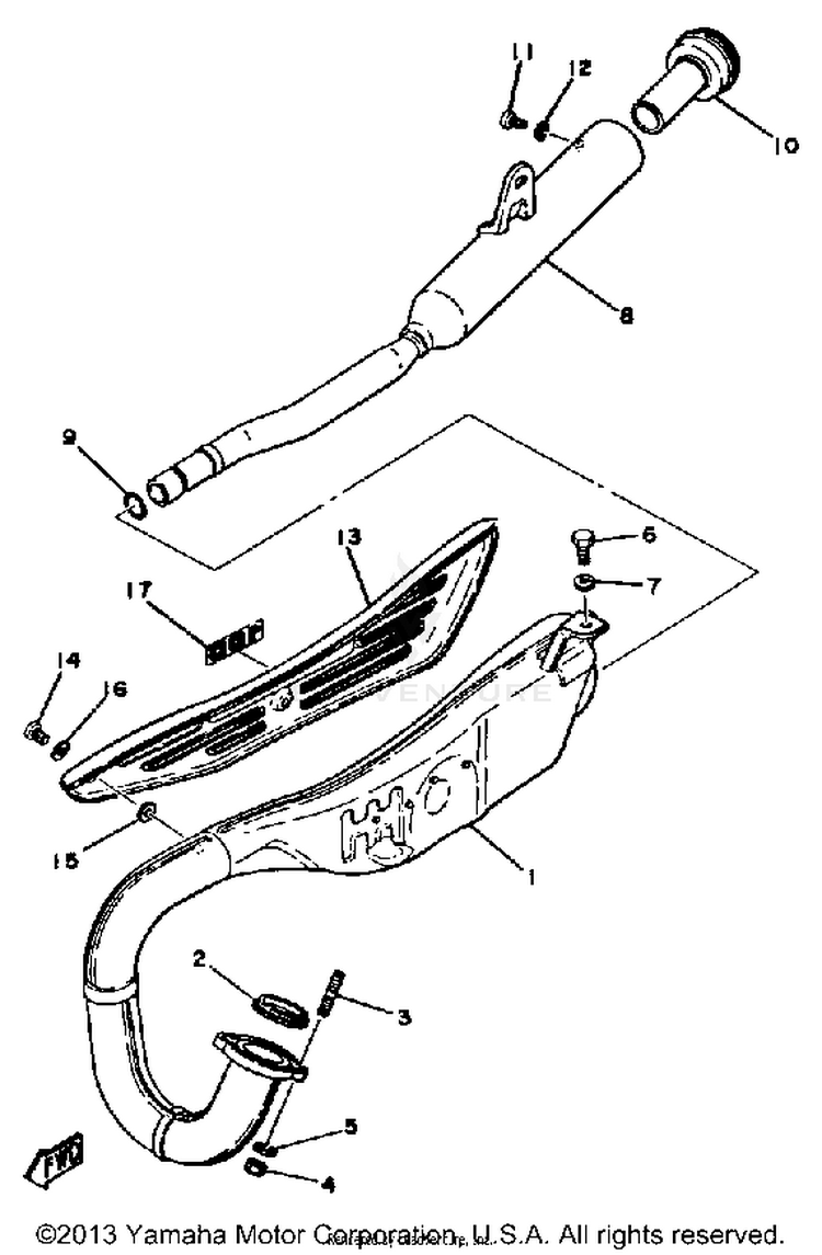 Exhaust Mx100h - J - K Schematic