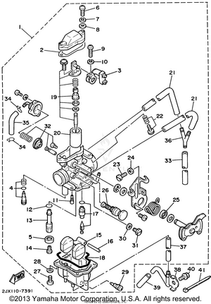 Carburetor California Only Schematic