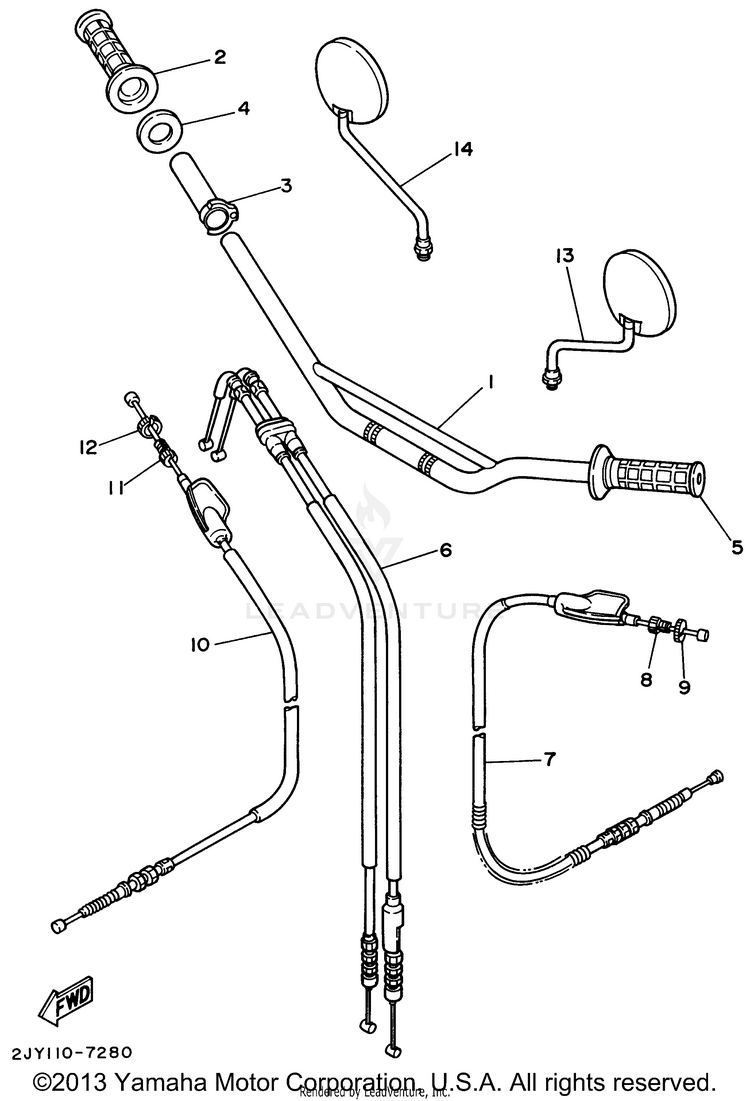 Steering Handle Cable Schematic