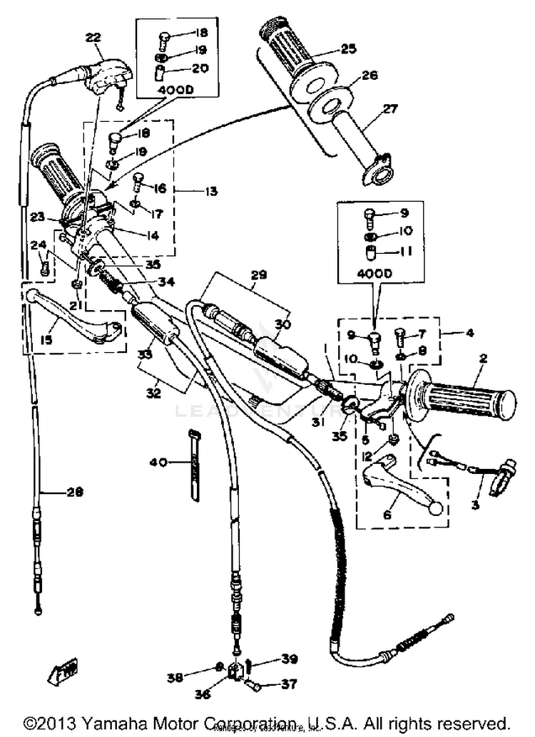 Handle Wire Yz400d E Schematic