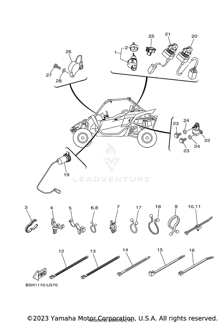 Electrical 3 YXZ1000R EPS SS - YXZ10YEXKD - 2019 Schematic