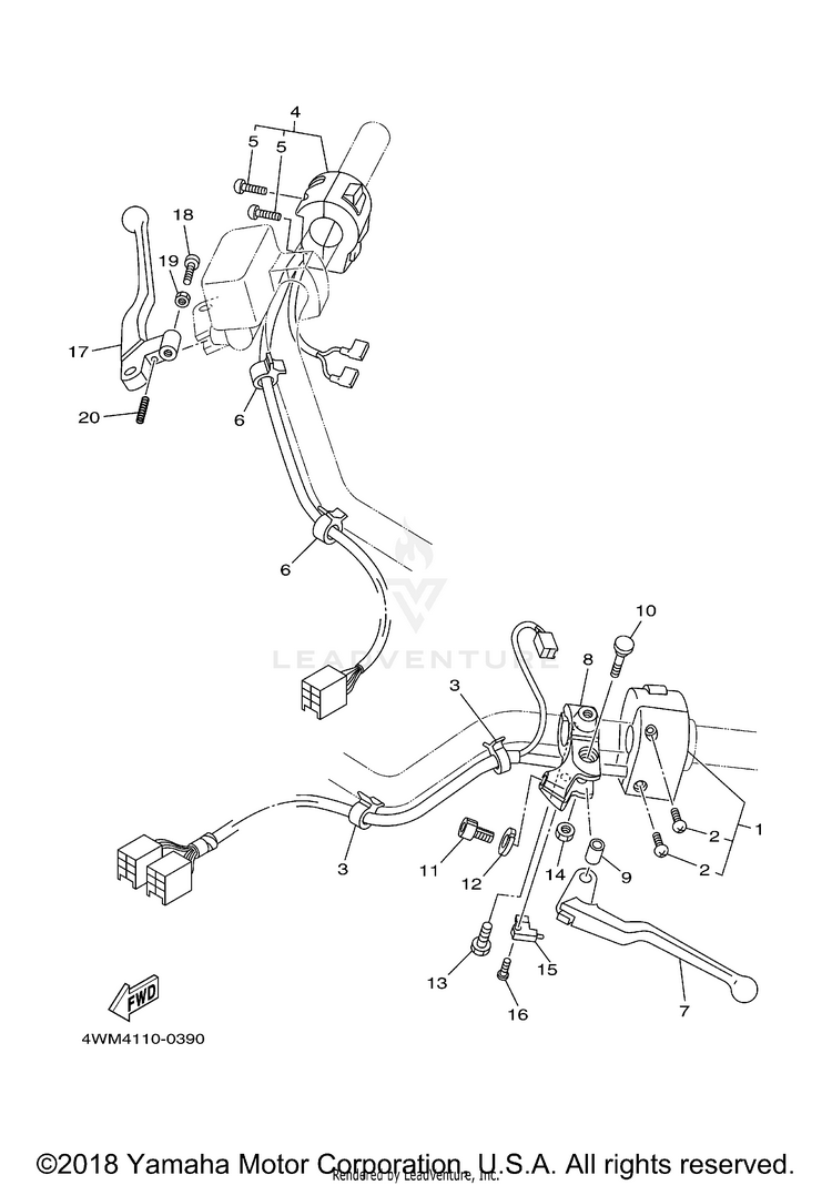Handle Switch Lever Schematic
