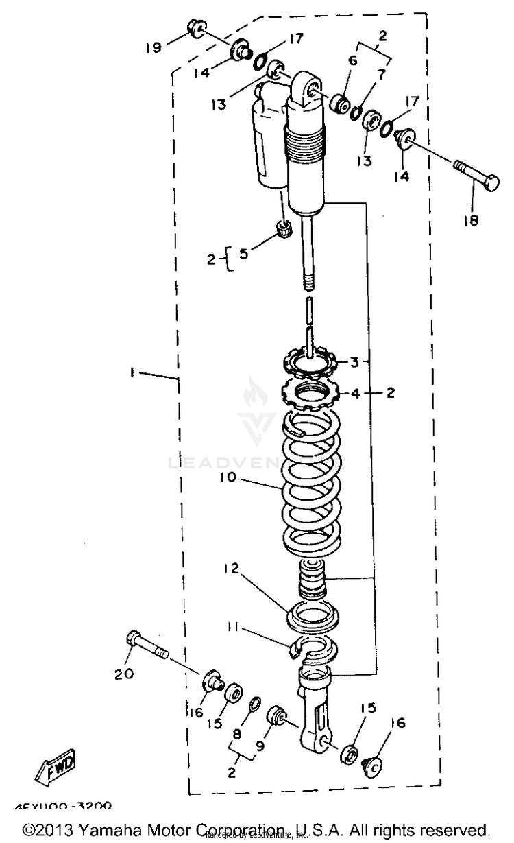 Rear Shocks Schematic