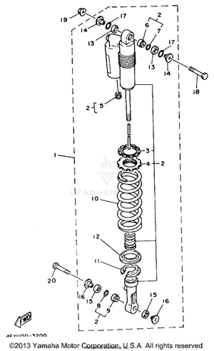 Rear Shocks Schematic