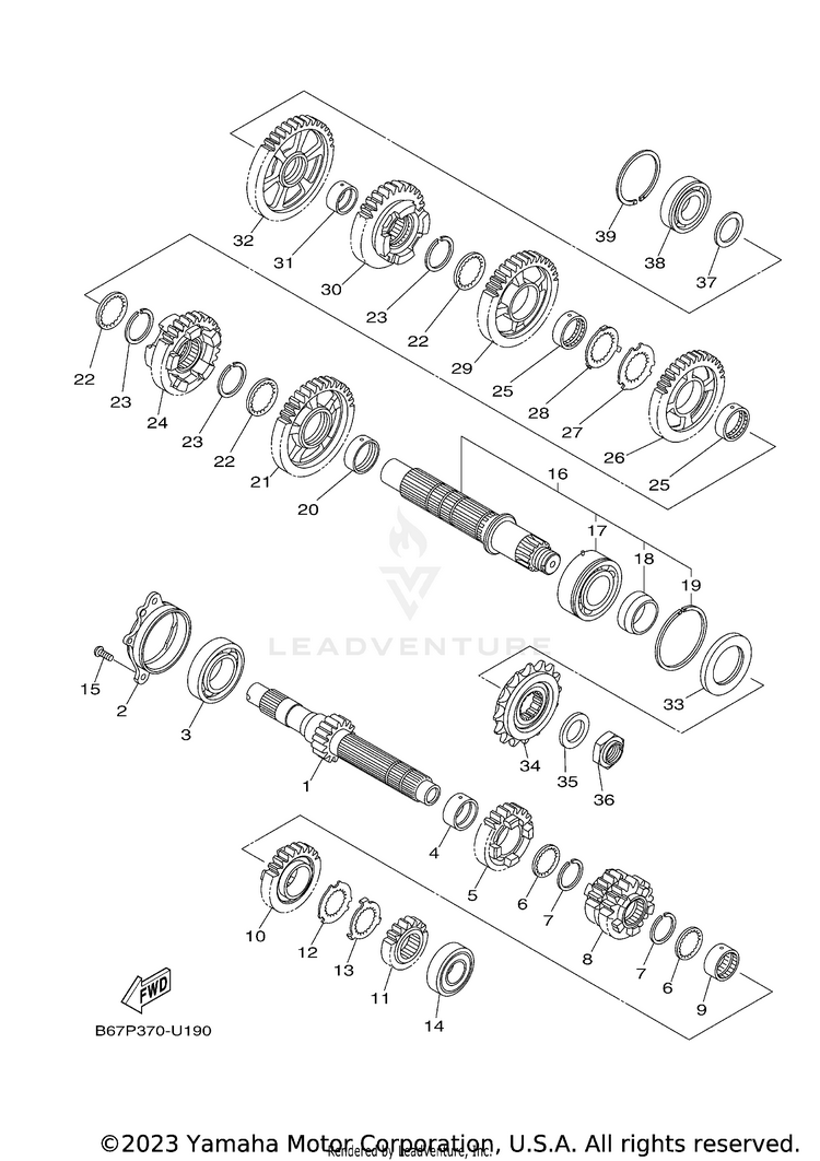 Transmission MT10 - MT10KCB - 2019 Schematic