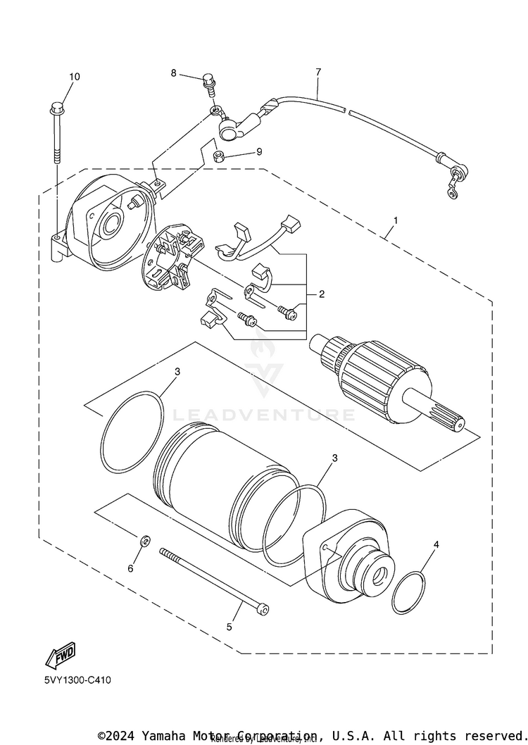 Starting Motor Schematic