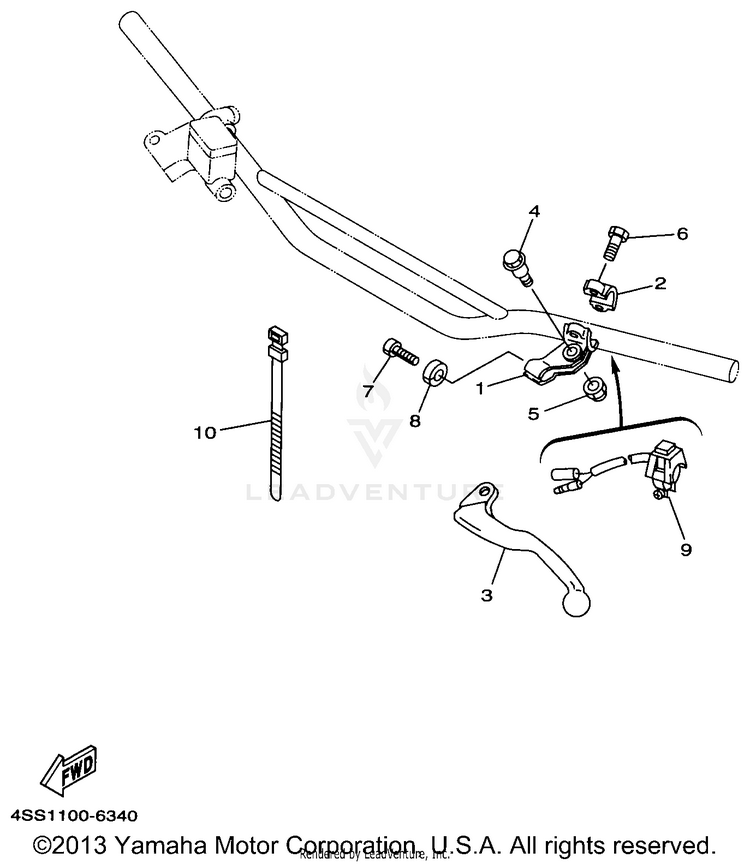 Handle Switch Lever Schematic
