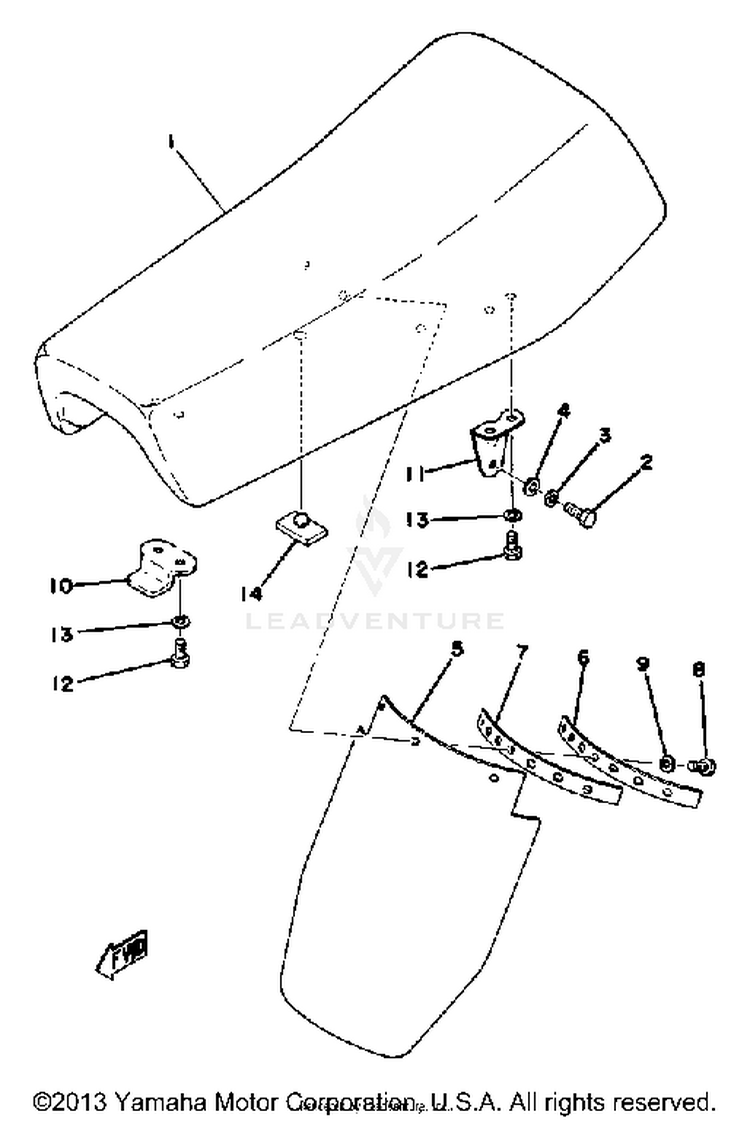 Seat Yz125c Schematic