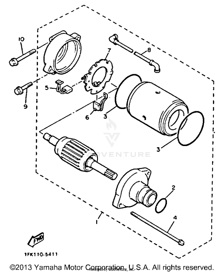 Starting Motor Schematic