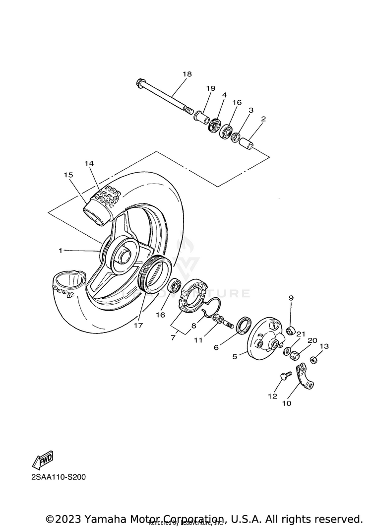 Front Wheel Schematic