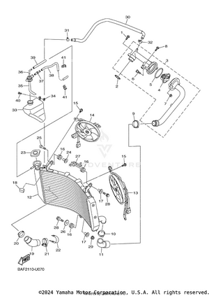 Radiator Hose Schematic