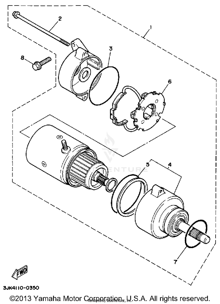Starting Motor Schematic