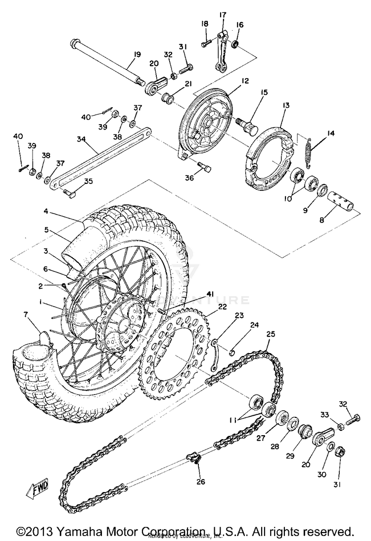 Rear Wheel Schematic