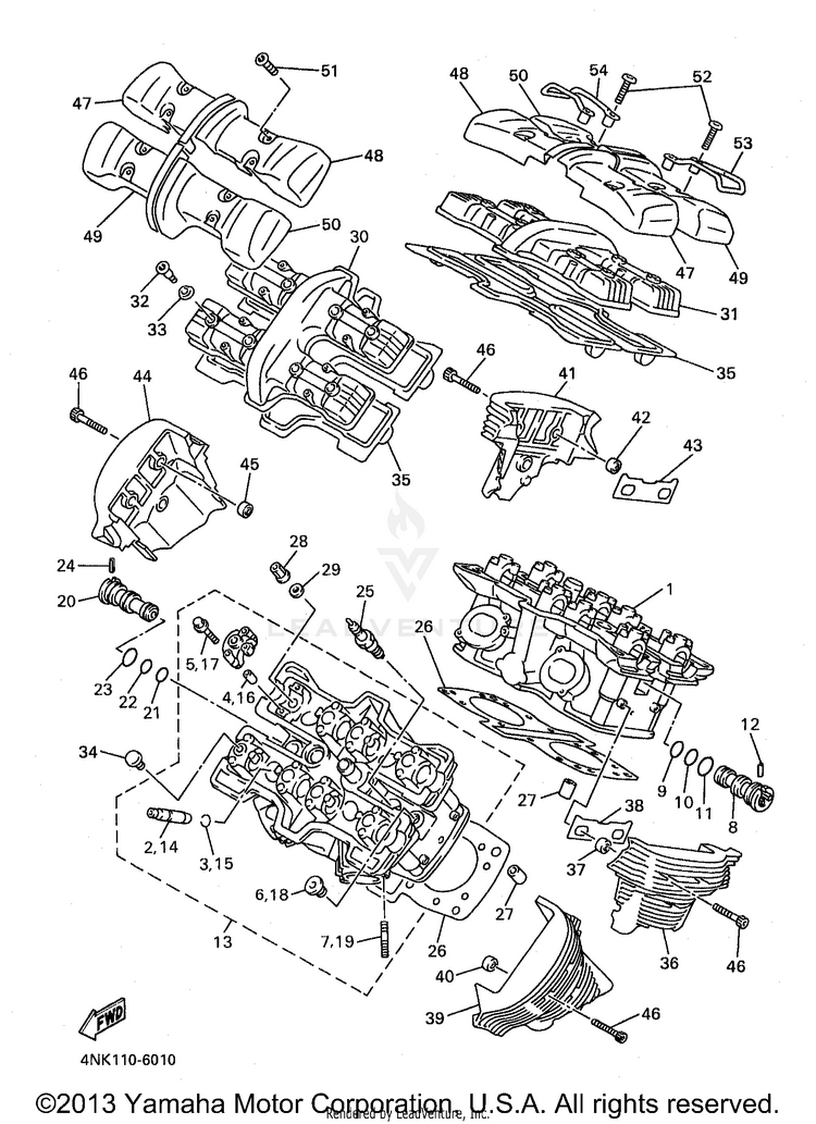 Cylinder Head Schematic