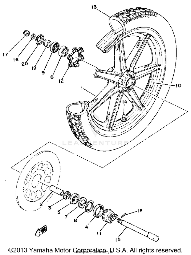 Front Wheel Schematic