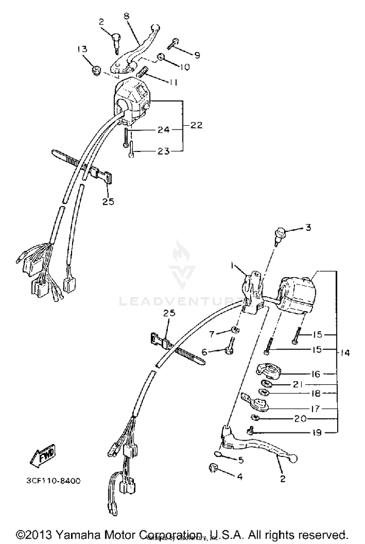 Handle Switch Lever Schematic