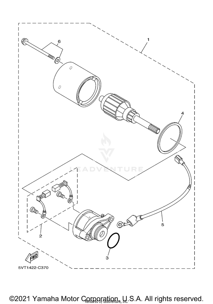 Starting Motor Schematic