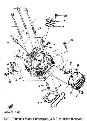 Cylinder Head Schematic