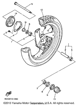 Front Wheel Schematic