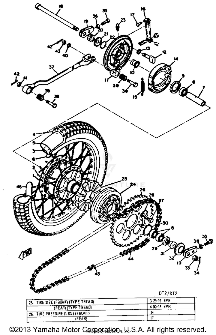 Rear Wheel Schematic