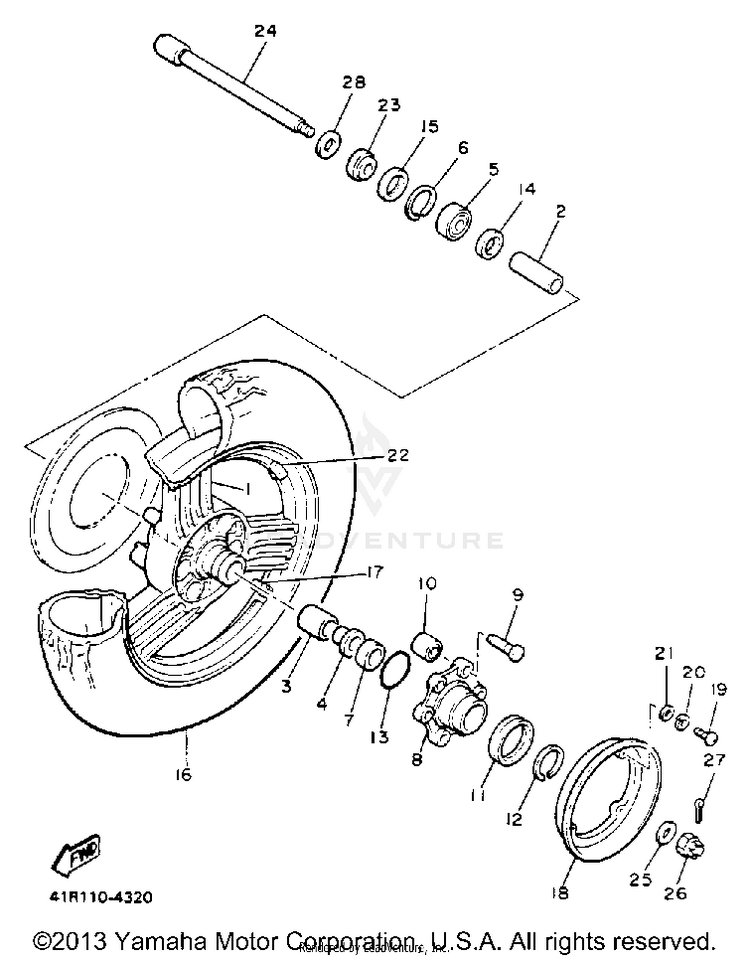 Rear Wheel Schematic
