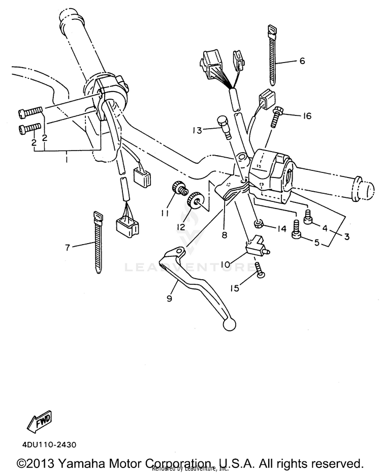 Handle Switch Lever Schematic