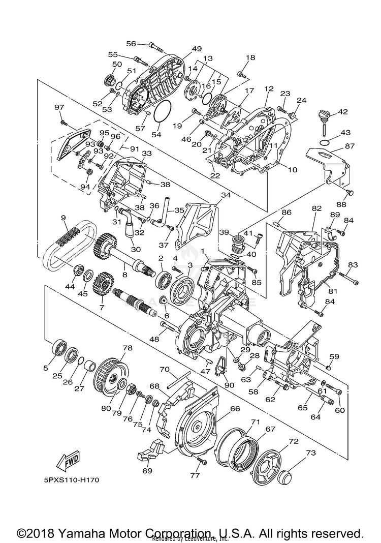 Middle Drive Gear Schematic