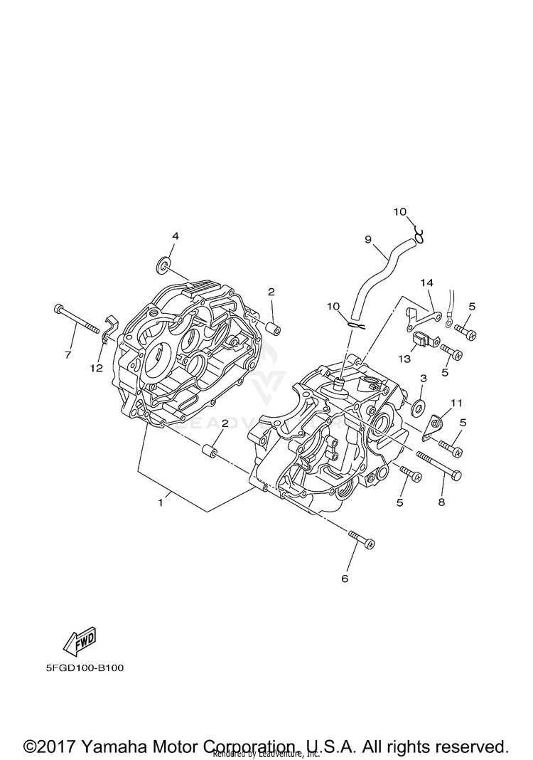 Crankcase Schematic