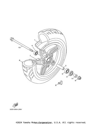 Front Wheel Schematic