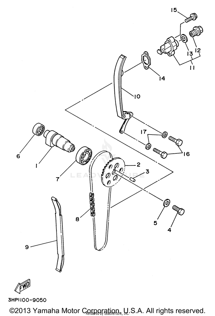 Camshaft Chain Schematic