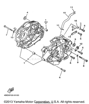 Crankcase Schematic