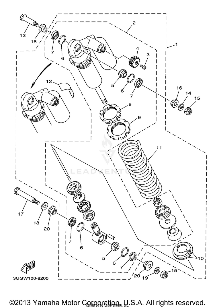 Rear Suspension Schematic