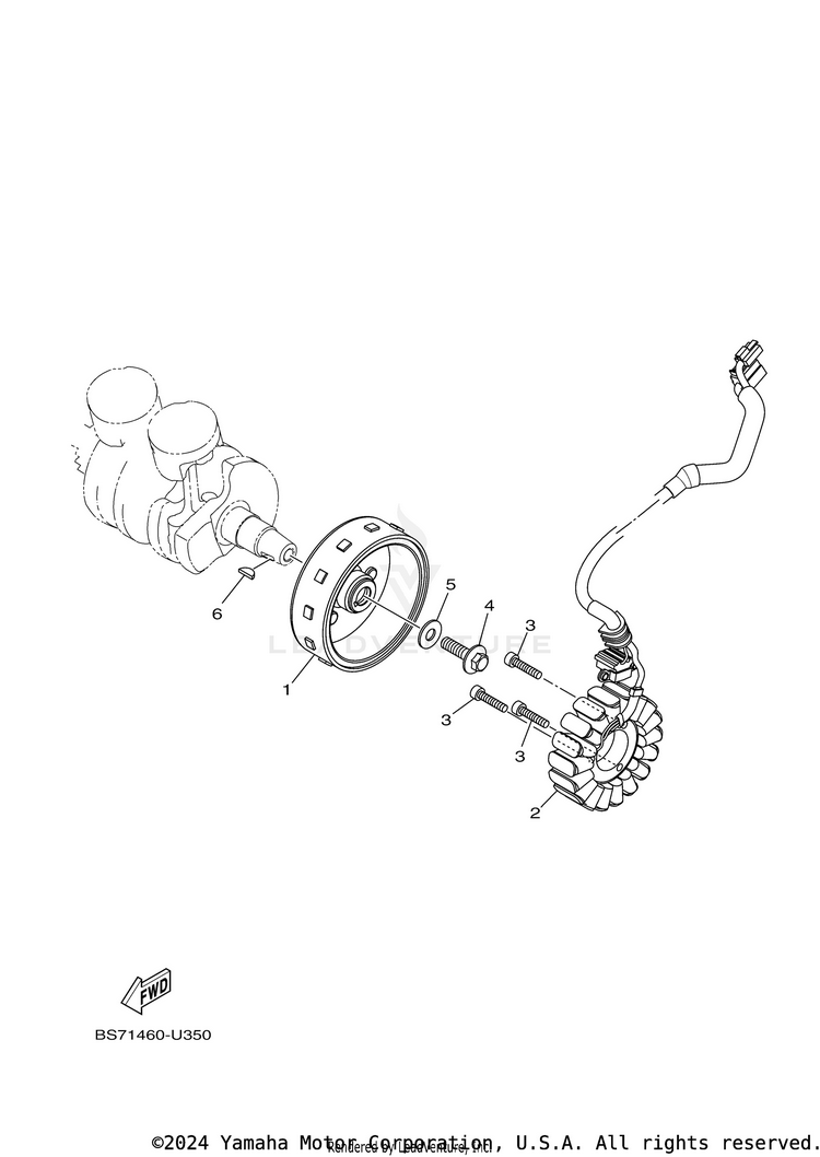 Generator YZFR3 - YZFR3LL - 2020 Schematic