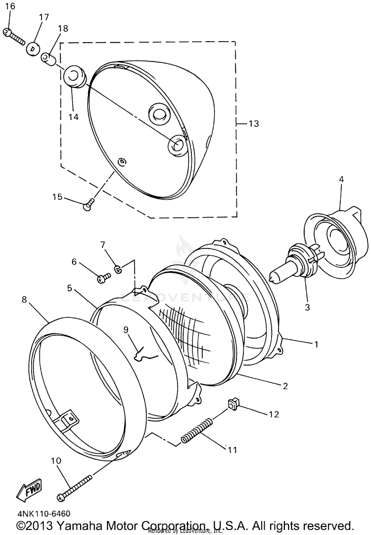 Headlight Schematic