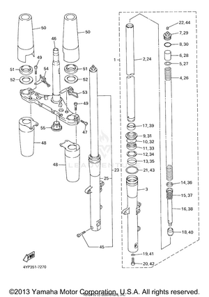 Front Fork Schematic