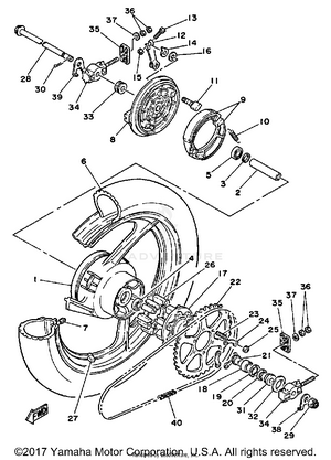 Rear Wheel Schematic