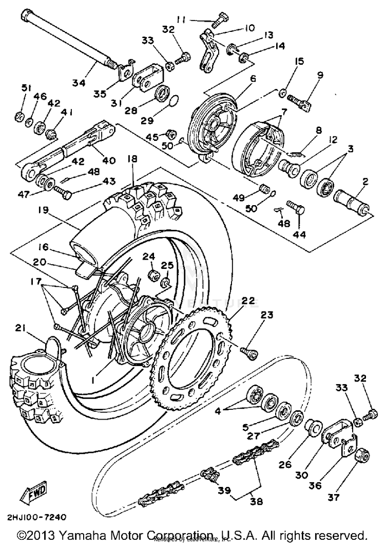Rear Wheel Schematic