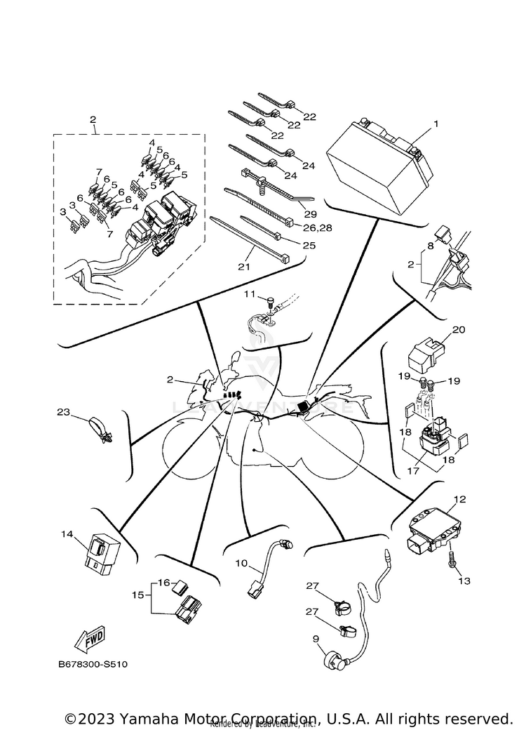 Electrical 2 MT10 - MT10JCGY - 2018 Schematic
