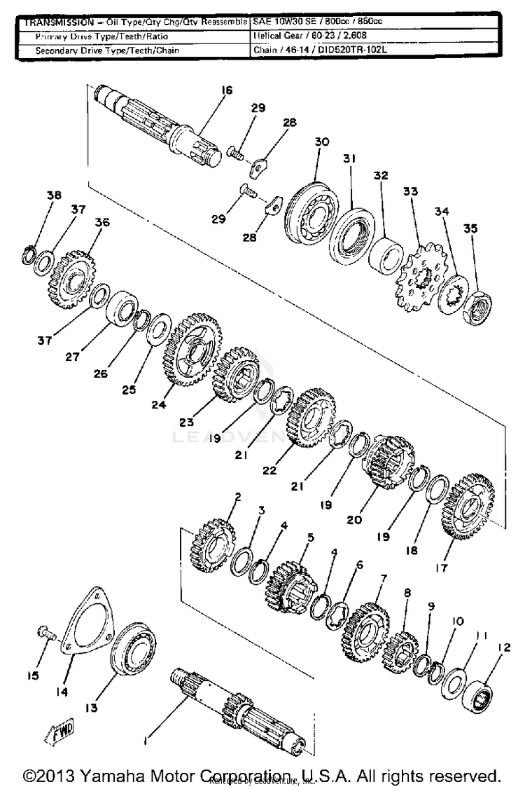 Transmission Schematic
