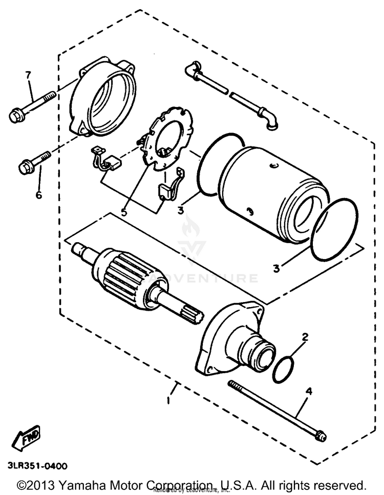 Starting Motor Schematic