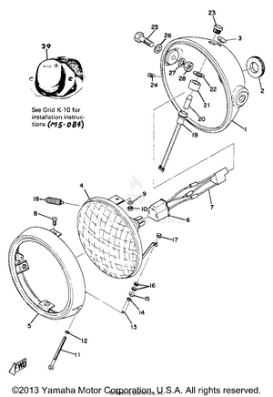 Head Lamp Schematic