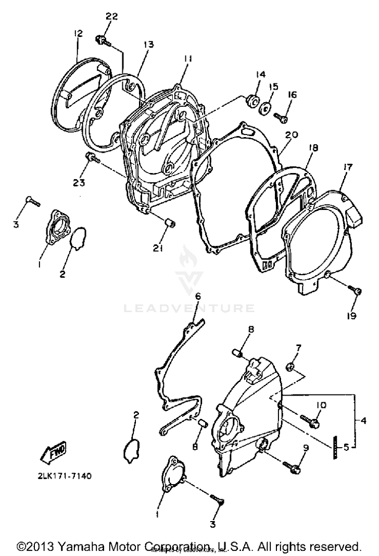 Crankcase Cover Schematic