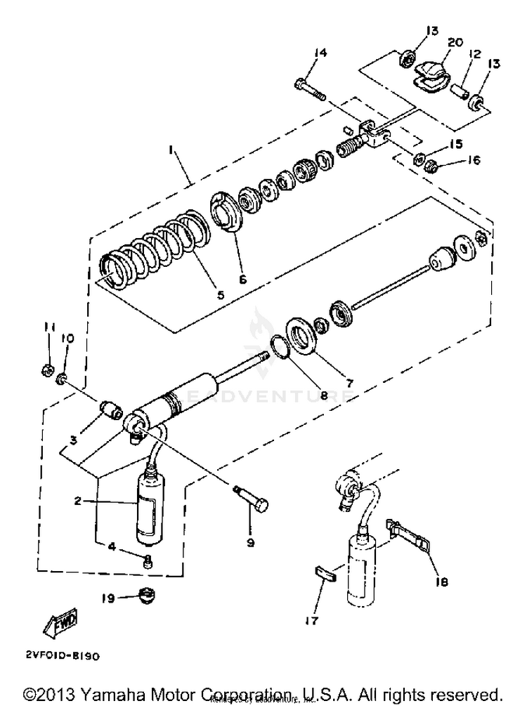 Rear Shocks Schematic