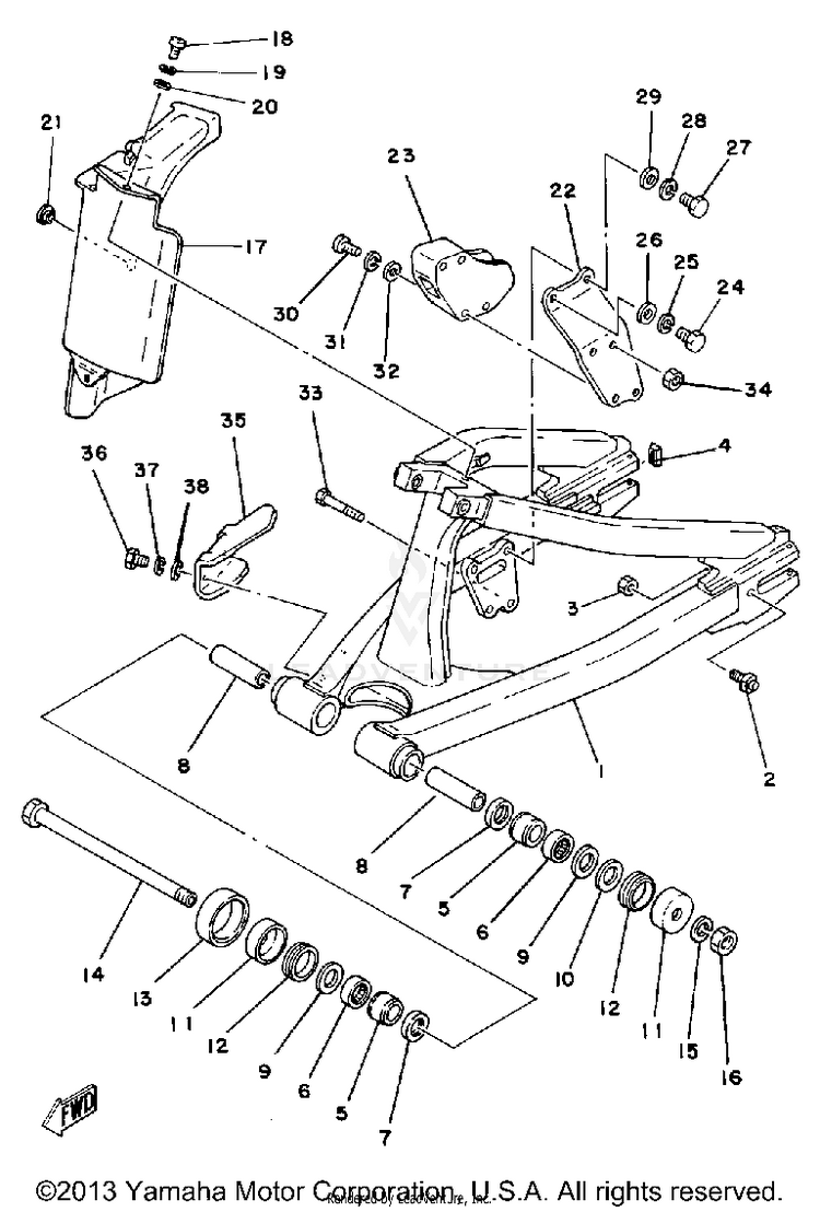 Rear Arm Schematic