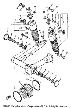 Rear Arm Suspension Schematic